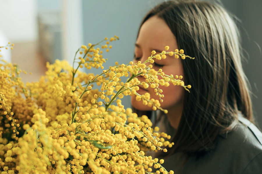 香水の使用シーン