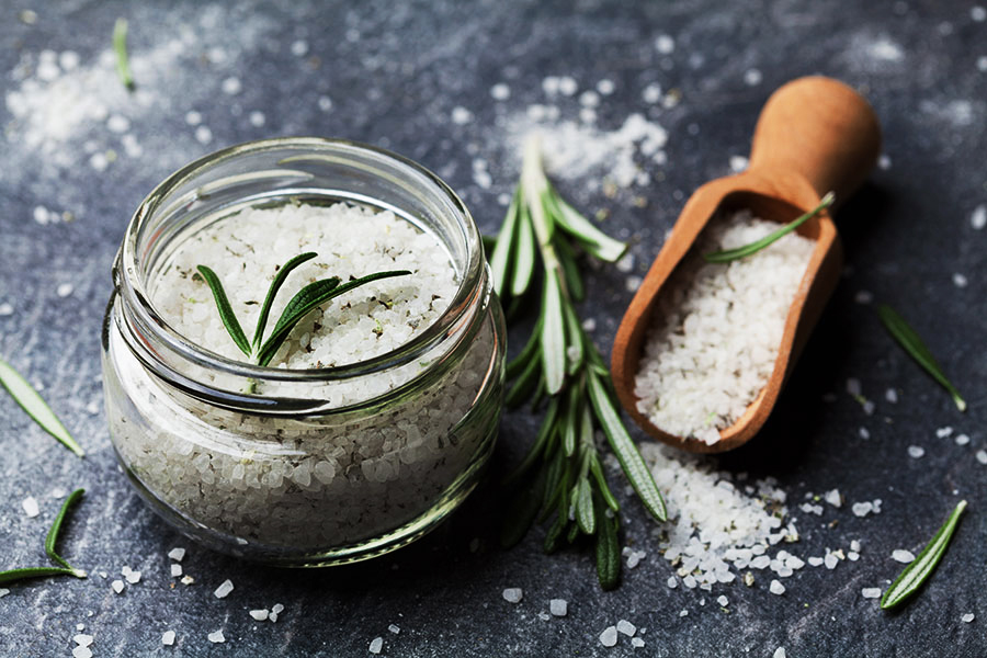 入浴料とハーブ