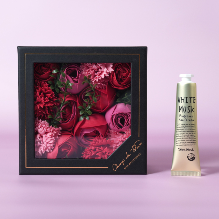 シャン・ド・フルール ボックスバスペタル フレグランスハンドクリーム ギフトボックスセット