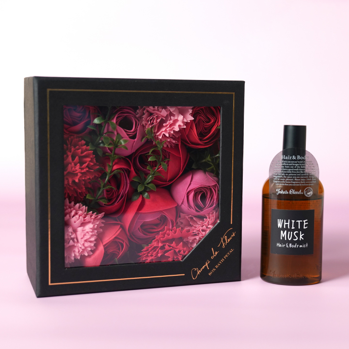 シャン・ド・フルール ボックスバスペタル ヘア&ボディミスト ギフトボックスセット