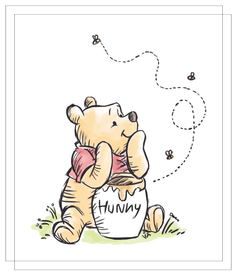 プーさんとはちみつの画像