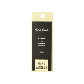 ムスクバニラ クリップオンエアーフレッシュナー 詰め替え用タブレット 2個入り