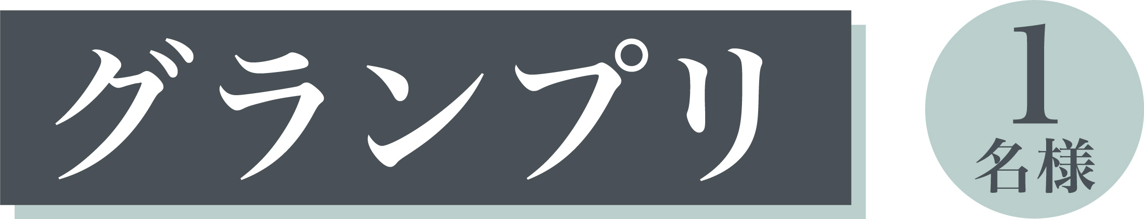 グランプリ 1名様